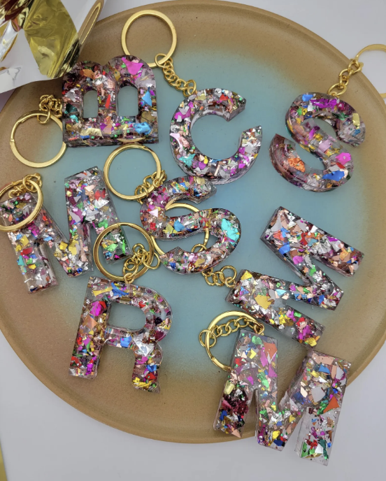 Alphabet Letter Keychain